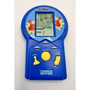 VTG 1996‎ HASBRO PARKER HANDHELD LCD VIDEO GAME SORRY! TESTED WORKING